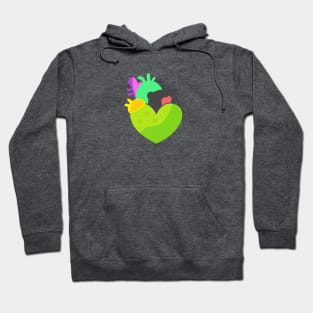 leafy heart and arteries Hoodie